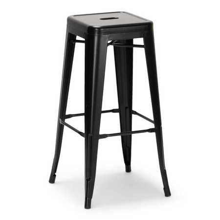 ATLAS COMMERCIAL PRODUCTS Titan Series™ Industrial Metal Bar Stool, Black MBS9BLK